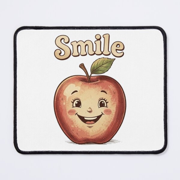Item preview, Retro "Smiling Apple" graphic designed and sold by The best online style shop.