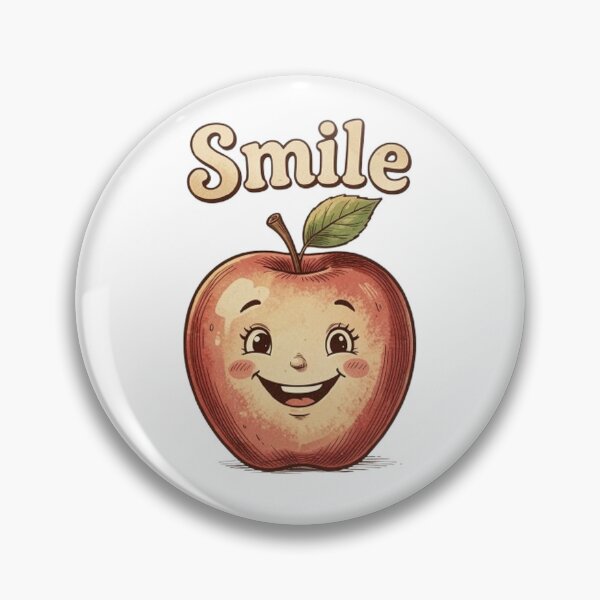Item preview, Retro "Smiling Apple" graphic designed and sold by The best online style shop.