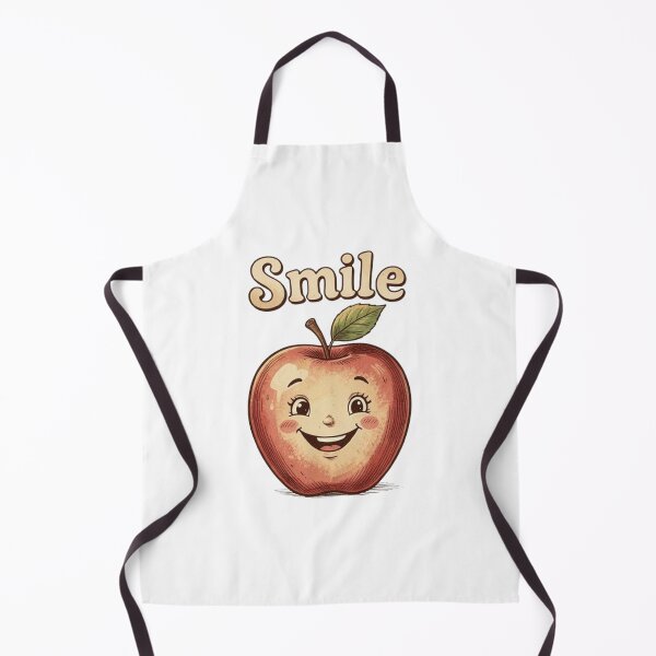 Item preview, Retro "Smiling Apple" graphic designed and sold by The best online style shop.