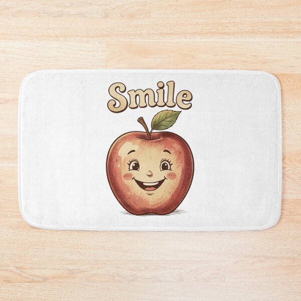 Item preview, Retro "Smiling Apple" graphic designed and sold by The best online style shop.