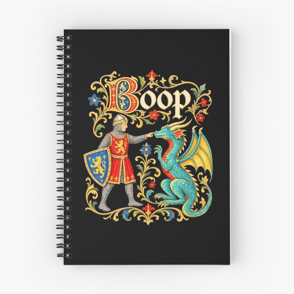 Item preview, Medieval Knight Booping Dragon Art designed and sold by PixlCrypt.