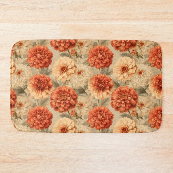 Item preview, Lush Zinnia Floral  - Botanical Garden Pattern - Anniversary Gifts designed and sold by RoyalStarsPatts.