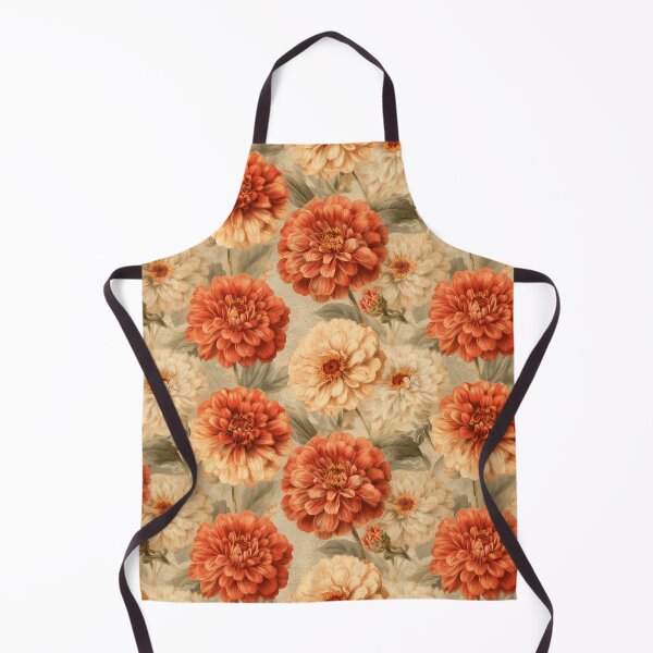 Item preview, Lush Zinnia Floral  - Botanical Garden Pattern - Anniversary Gifts designed and sold by RoyalStarsPatts.