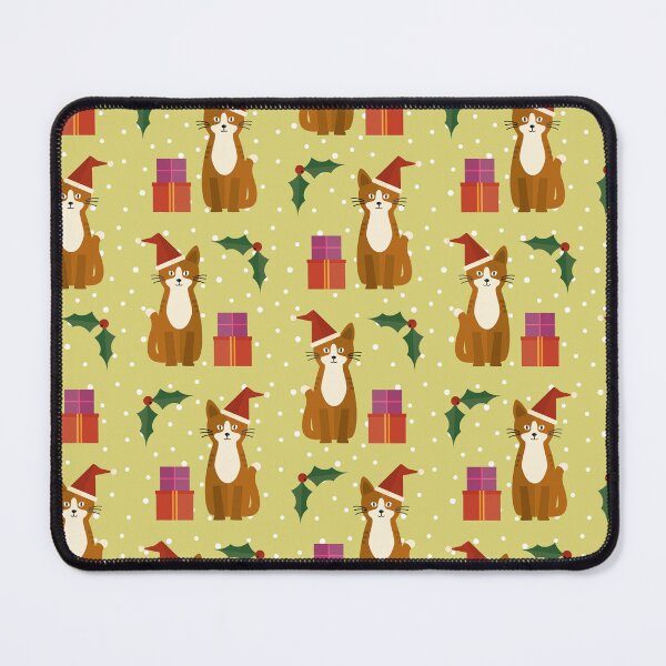 Item preview, Christmas cats on green designed and sold by reneesillus.