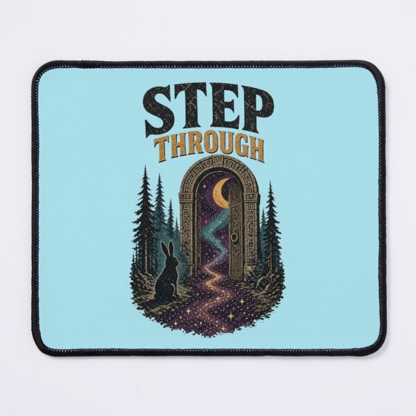 Item preview, Step Through – Cosmic Portal Rabbit Artwork designed and sold by Dogandesighn.