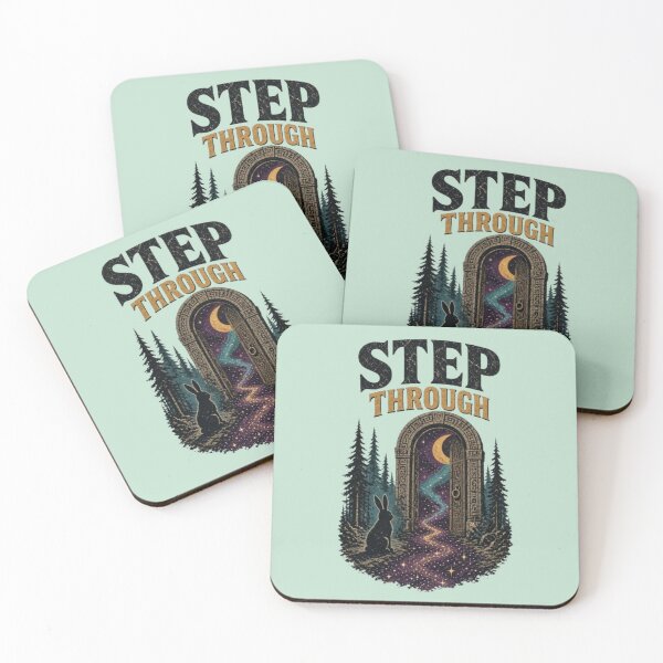 Item preview, Step Through – Cosmic Portal Rabbit Artwork designed and sold by Dogandesighn.