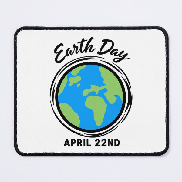 Item preview, Minimalist Earth Day April 22nd Circle Graphic - Clean Planet Earth Line Art designed and sold by BearLoveDesign.