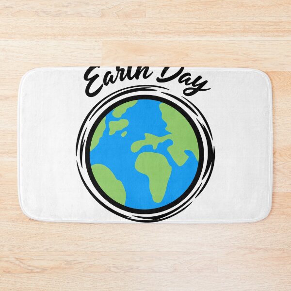 Item preview, Minimalist Earth Day April 22nd Circle Graphic - Clean Planet Earth Line Art designed and sold by BearLoveDesign.