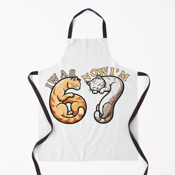 Item preview, i was 6 now i'm 7 birthday funny meme six seven cat mama 67 designed and sold by ArtDesignTp.