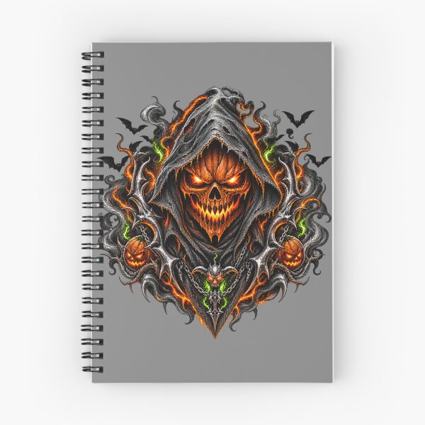 Item preview, Halloween Phantom Pumpkin Reaper T-Shirt | Scary Dark Gothic Spooky Season Men Tee | Unique Evil Jack O Lantern Horror Gift Shirt designed and sold by ZenfiniteDesign.