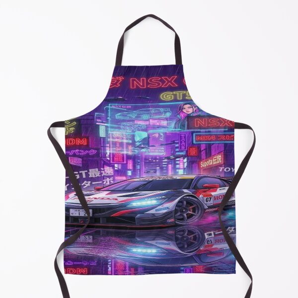 Item preview, Honda NSX GT500 Race Car | Cyberpunk & Anime JDM Illustration designed and sold by JMAVILA ART.
