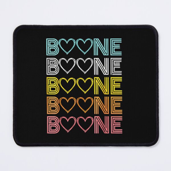 Item preview, Boone Colorful Heart Love Typography designed and sold by thefirstbroo.