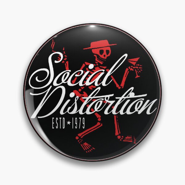 Item preview, social distortion circle skull designed and sold by mahfudwacana.