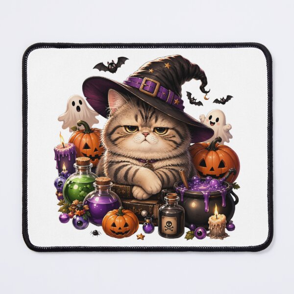 Item preview, Resting Witch Face Cat designed and sold by Moochie Studios.