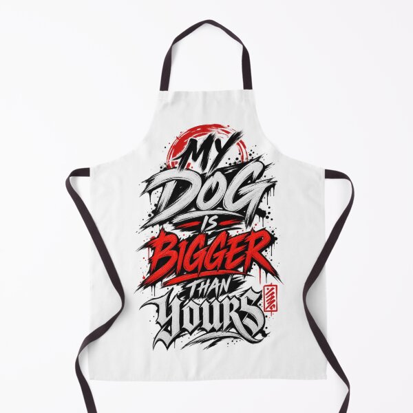 Item preview, My Dog Is Bigger Than Yours Chinese Calligraphy Streetwear Typography designed and sold by UrbanStatic.