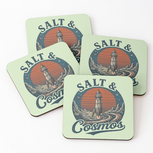 Item preview, Salt & Cosmos – Nautical Space Adventure Artwork designed and sold by Dogandesighn.