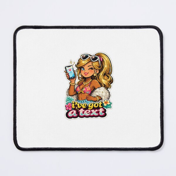 Item preview, I've Got a Text Funny Love Island Sticker designed and sold by RedRubyBubble.