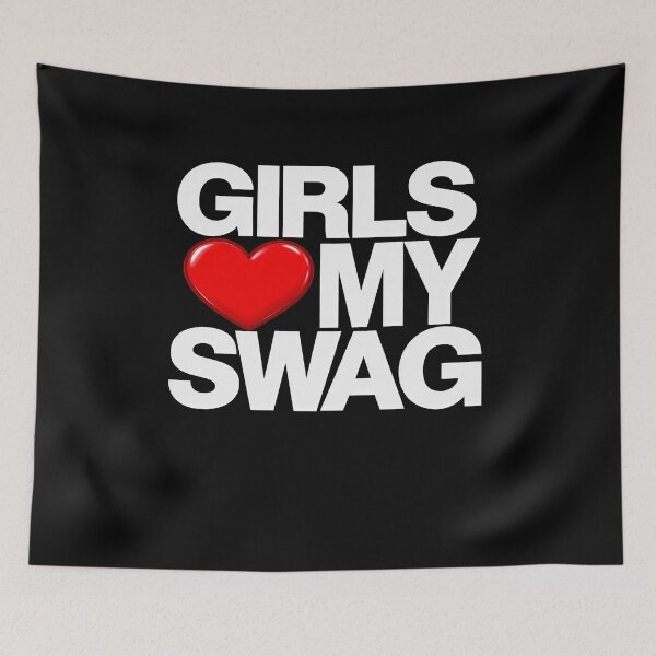 Item preview, Funny Girls Love My Swag Art designed and sold by elderberry.