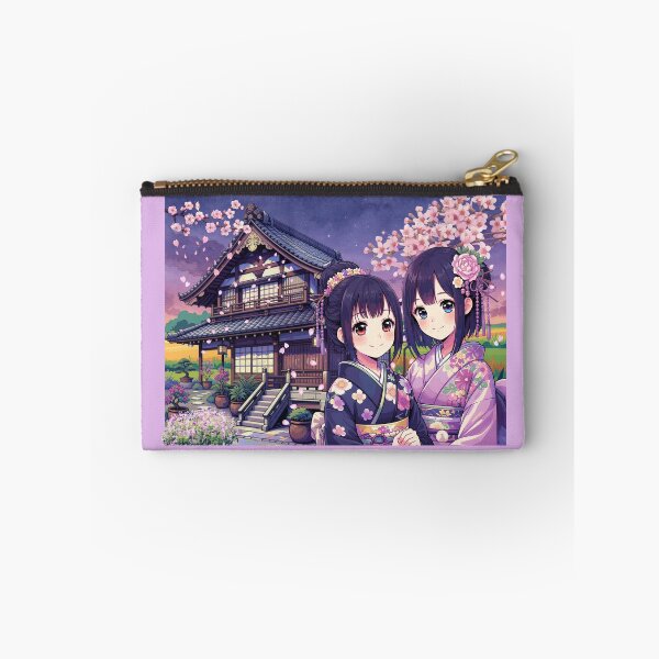 Item preview, Manga girls, Japanese-style house and twilight landscape designed and sold by DOMANGA.