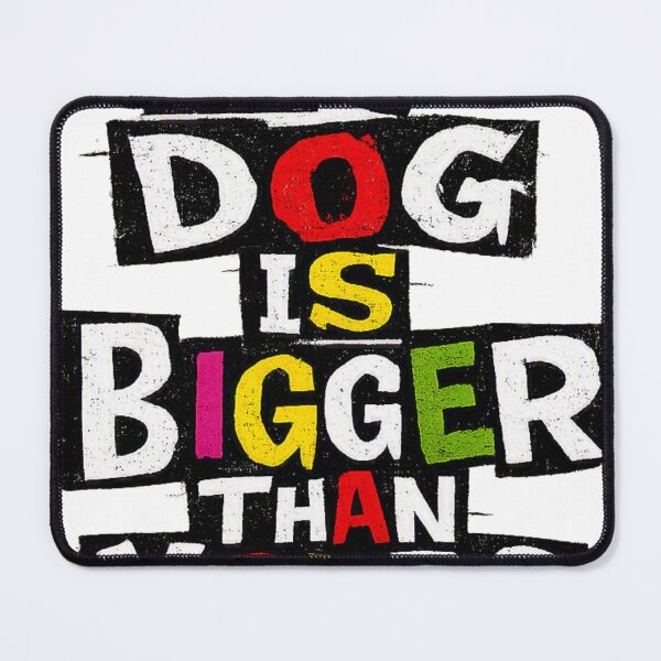 Item preview, MY DOG IS BIGGER THAN YOURS – Chaotic 90s Punk Typography designed and sold by UrbanStatic.