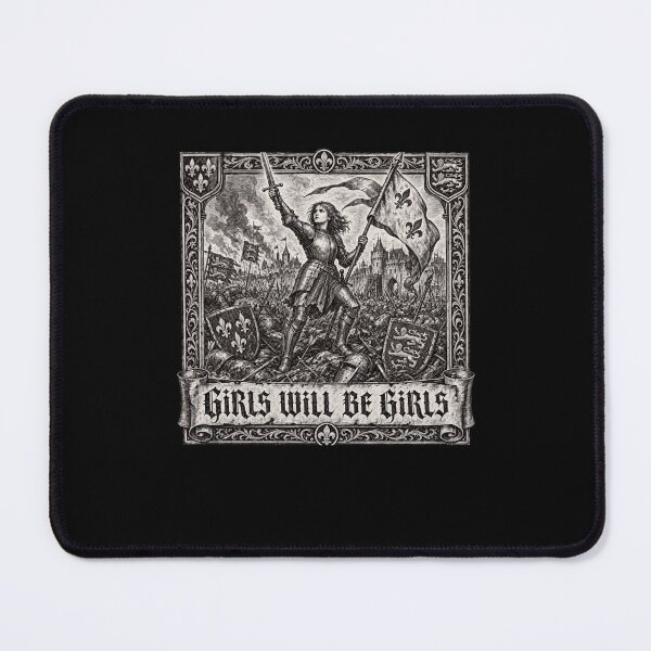 Item preview, Girls Will Be Girls Medieval Warrior Art designed and sold by PixlCrypt.