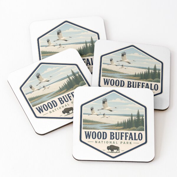 Item preview, Wood Buffalo National Park Canada Vintage Travel designed and sold by TravelersGems.