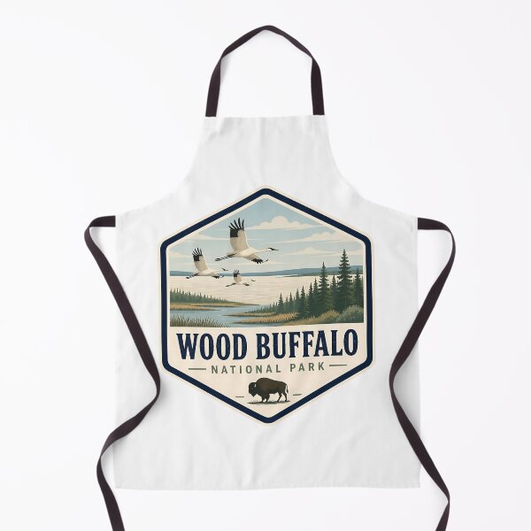 Item preview, Wood Buffalo National Park Canada Vintage Travel designed and sold by TravelersGems.