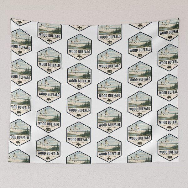Item preview, Wood Buffalo National Park Canada Vintage Travel designed and sold by TravelersGems.
