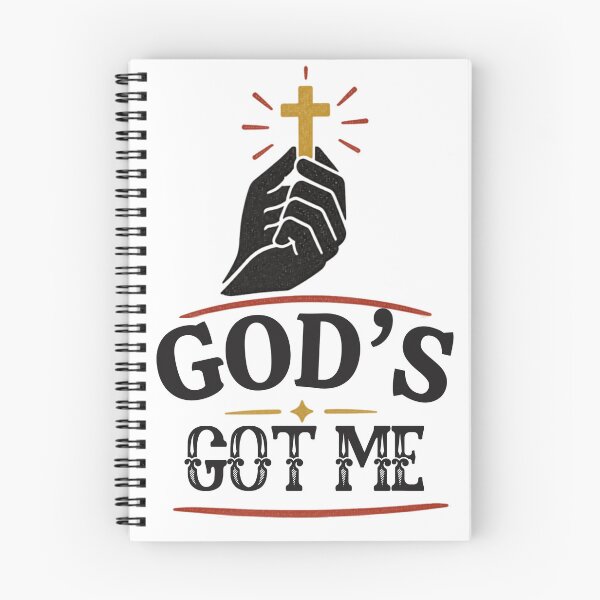 Item preview, God's Got Me Minimalist Christian Streetwear designed and sold by MerchVersum.