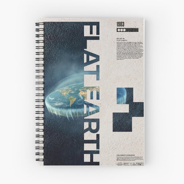 Item preview, Flat Earth Modern Monochrome Cosmic designed and sold by JRRTs.