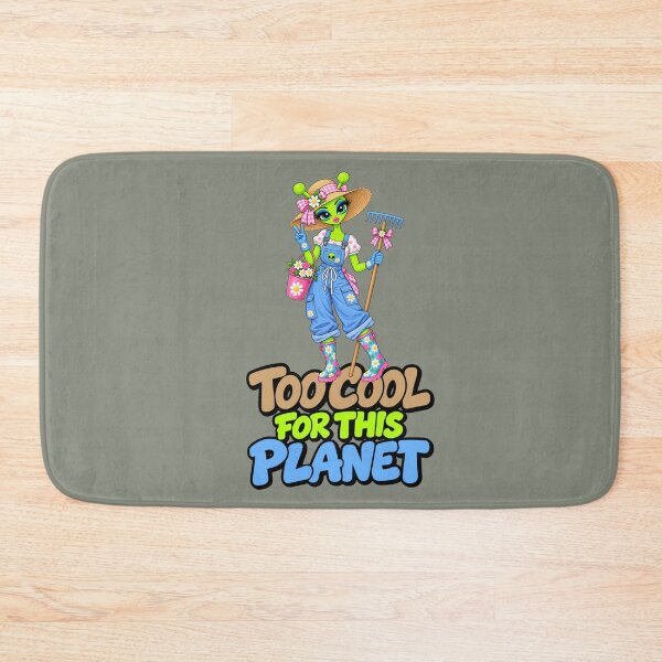 Item preview, Too Cool for This Planet – Alien Farmer Girl designed and sold by Aimetoi.