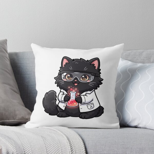 Item preview, Cute Kawaii Black Cat Scientist Chemistry Lab Flask Goggles Aesthetic designed and sold by mood-draftsman.