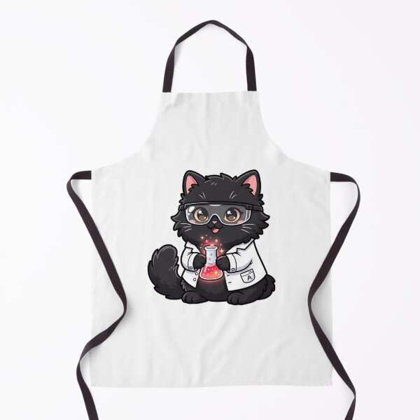 Item preview, Cute Kawaii Black Cat Scientist Chemistry Lab Flask Goggles Aesthetic designed and sold by mood-draftsman.