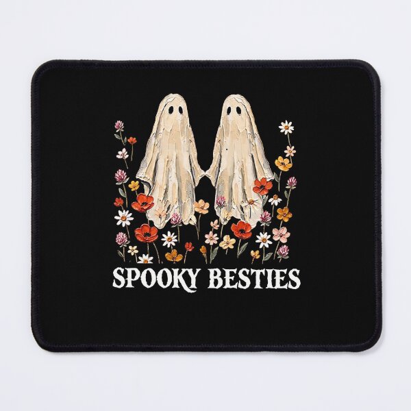 Item preview, Spooky Besties Ghosts with Flowers designed and sold by PixlCrypt.