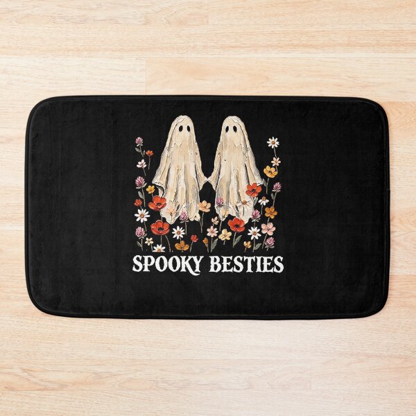 Item preview, Spooky Besties Ghosts with Flowers designed and sold by PixlCrypt.