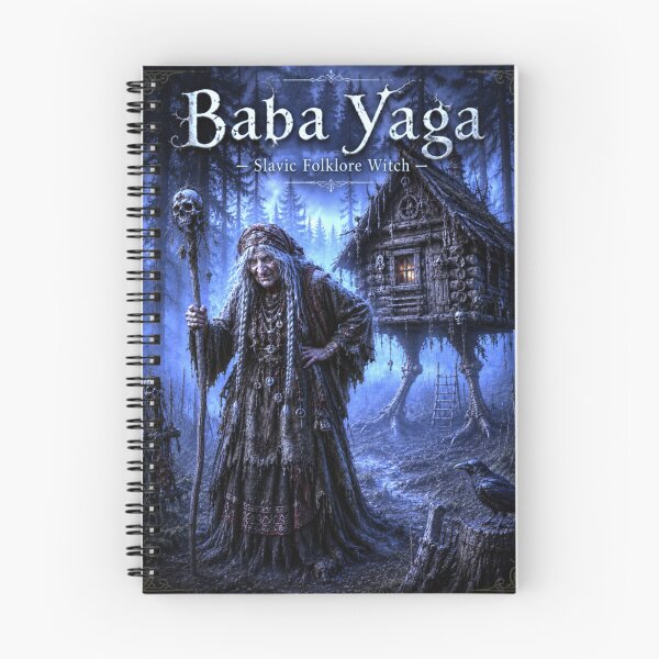 Item preview, Baba Yaga Line Art 3 – Slavic Folklore Witch designed and sold by Elektra9.