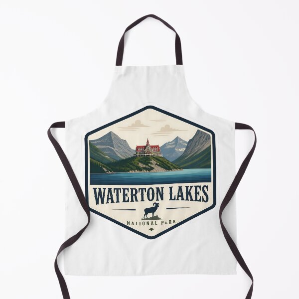 Item preview, Waterton Lakes National Park Canada Vintage Travel designed and sold by TravelersGems.