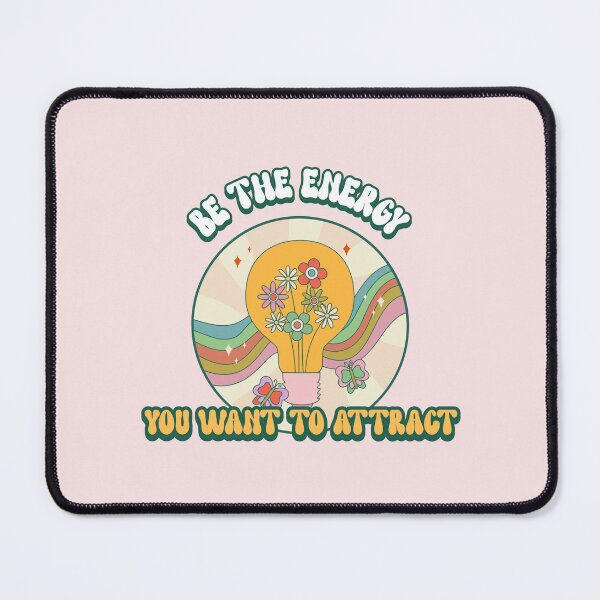 Item preview, Be The Energy You Want To Attract Retro Lightbulb designed and sold by chatzous.