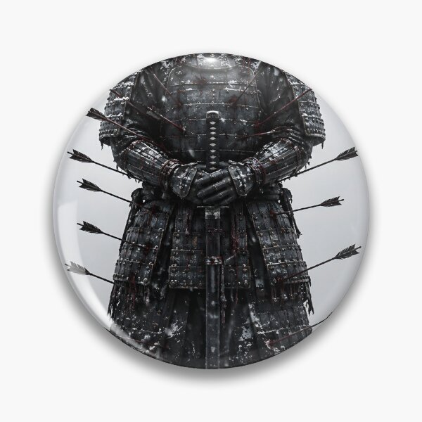 Item preview, Dark Samurai Ronin Pierced by Arrows in Snow designed and sold by MouradStudio.