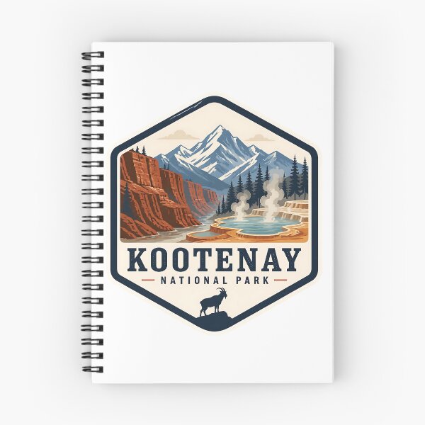 Item preview, Kootenay National Park Canada Vintage Travel designed and sold by TravelersGems.