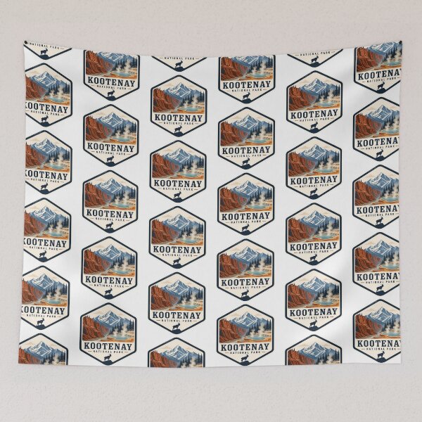 Item preview, Kootenay National Park Canada Vintage Travel designed and sold by TravelersGems.