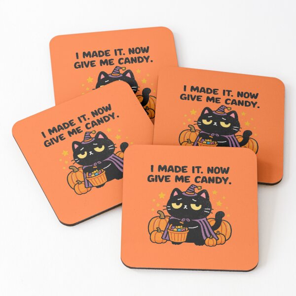 Item preview, Survived Another Monday Student Black Cat T-shirt. designed and sold by Nuttajak.