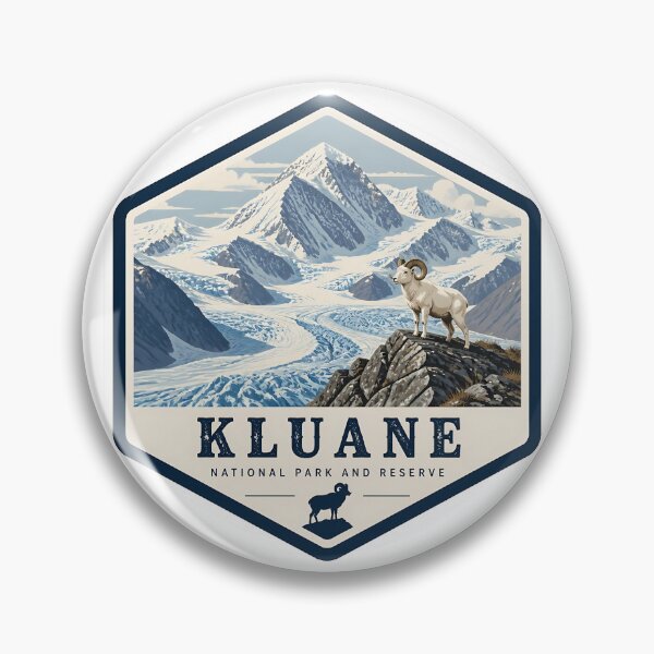 Item preview, Kluane National Park Canada Vintage Travel designed and sold by TravelersGems.