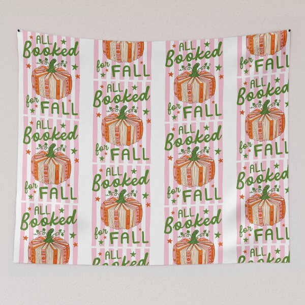Item preview, All Booked for Fall Pumpkin Design designed and sold by PixlCrypt.