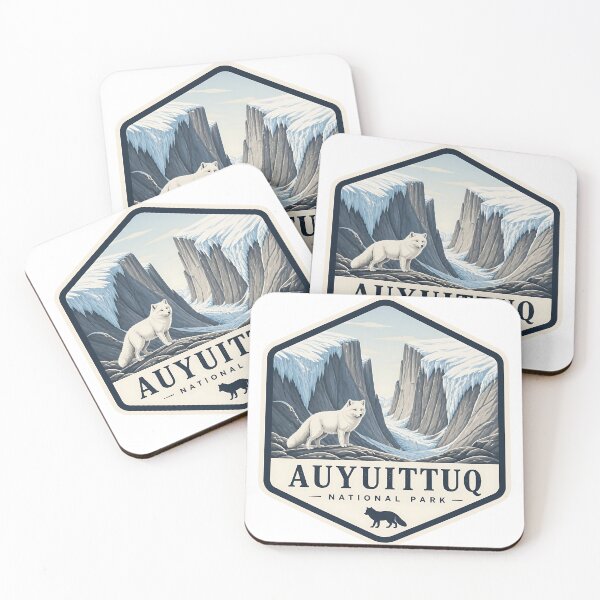 Item preview, Auyuittuq National Park Canada Vintage Travel designed and sold by TravelersGems.