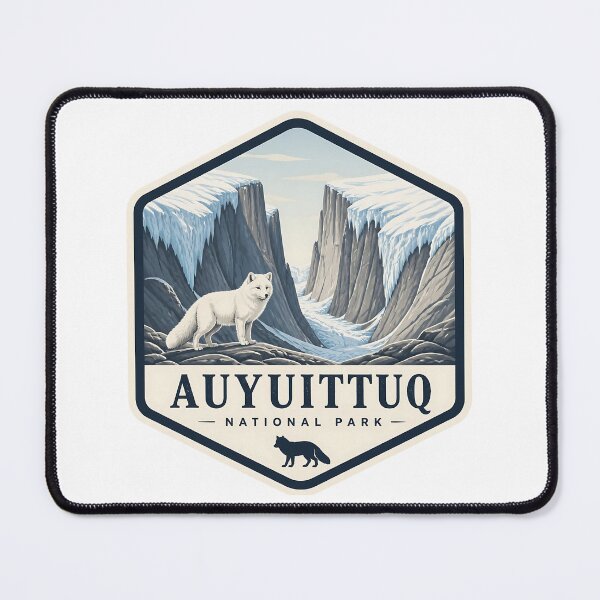 Item preview, Auyuittuq National Park Canada Vintage Travel designed and sold by TravelersGems.