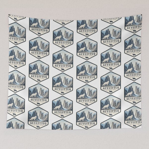 Item preview, Auyuittuq National Park Canada Vintage Travel designed and sold by TravelersGems.