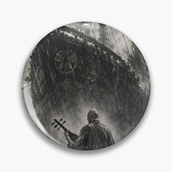 Item preview, Blind Biwa Hoshi with Ghost Ship at Sea designed and sold by MouradStudio.