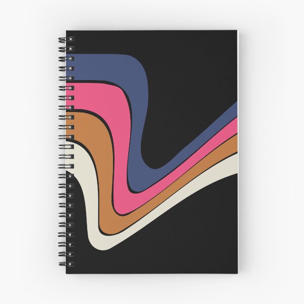 Item preview, Retro Flowing Ribbon Stripes Wave Pattern designed and sold by AhmedZouita.