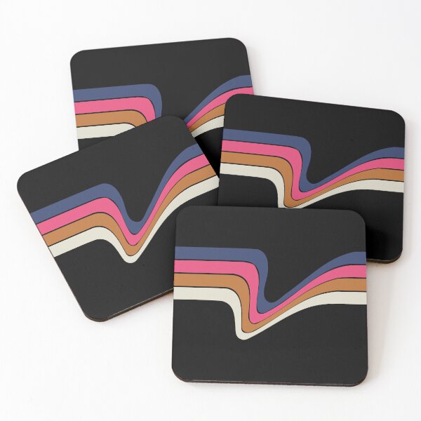 Item preview, Retro Flowing Ribbon Stripes Wave Pattern designed and sold by AhmedZouita.